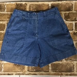 Tribeca Studio Cotton Blue Shorts